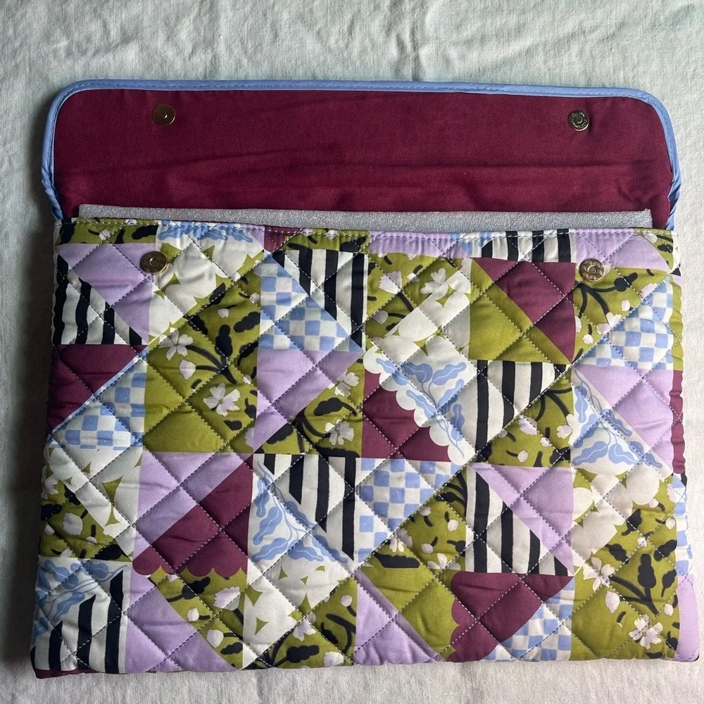 NWOT Paper Source Multi Color Fabric Tablet or Computer Sleeve.